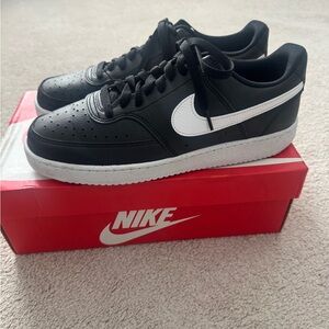 Men's Court Vision Low Next Nature 'Black White'